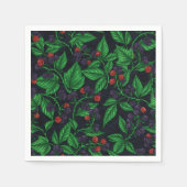 BlackBerry auf dunkelgrau Serviette (Vorderseite)