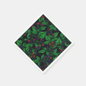 BlackBerry auf dunkelgrau Serviette (Ecke)