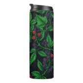 BlackBerry auf dunkelgrau Thermosbecher (Nach rechts gedreht)