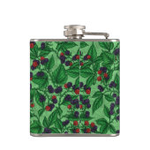 BlackBerry auf grün Flachmann (Rückseite)