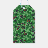 BlackBerry auf grün Geschenkanhänger (Vorderseite)
