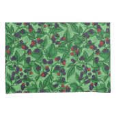 BlackBerry auf grün Kissenbezug (Vorderseite-Rechts)