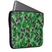 BlackBerry auf grün Laptopschutzhülle (Vorne Rechts)