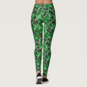 BlackBerry auf grün Leggings (Rückseite)