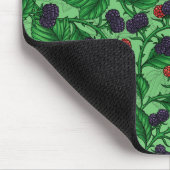 BlackBerry auf grün Mousepad (Ecke)