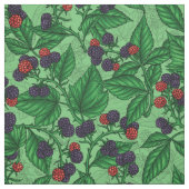 BlackBerry auf grün Stoff (Muster)