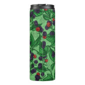 BlackBerry auf grün Thermosbecher (Rückseite)