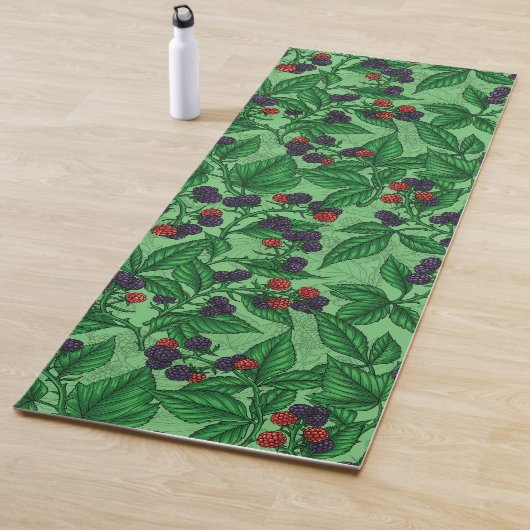 BlackBerry auf grün Yogamatte (Beispiel)