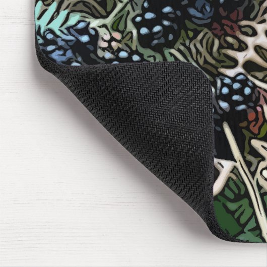 BlackBerry auf Reben Mousepad (Ecke)