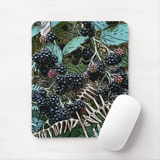 BlackBerry auf Reben Mousepad (Mit Mouse)