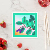 BlackBerry auf Zweig Serviette (Beispiel)