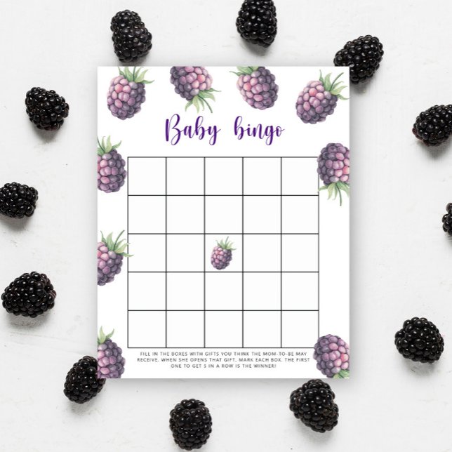 BlackBerry - Baby Dusche Bingo Spiel (Von Creator hochgeladen)