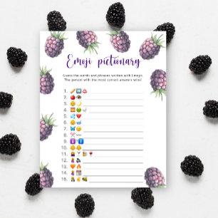BlackBerry - Baby-Dusche-Emoji-Picknickspiel