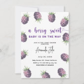 BlackBerry-Babydusche Einladung (Vorderseite)