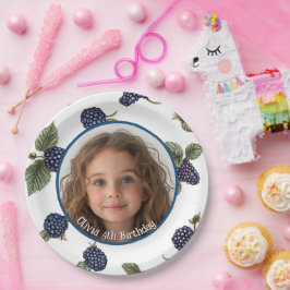 BlackBerry Benutzerdefiniertes Foto und Bezeichnun Pappteller