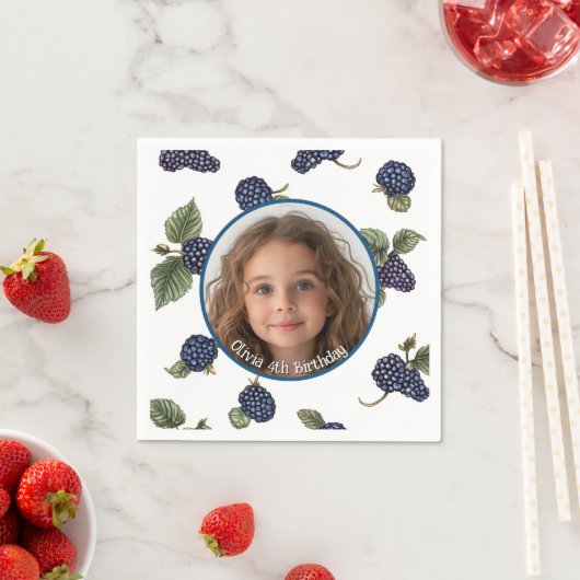 BlackBerry Benutzerdefiniertes Foto und Bezeichnun Serviette (Beispiel)