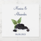 BlackBerry BlackBerry Obstsommer Bierflaschenetikett (Einzelnes Label)