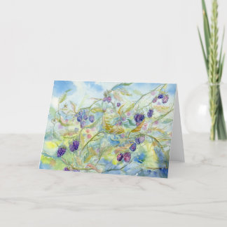 BlackBerry Blank Notecard Dankeskarte