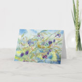 BlackBerry Blank Notecard Dankeskarte (Vorderseite)