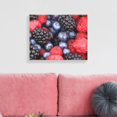 BlackBerry Blueberries Himbeeren Leinwanddruck (Insitu (Wohnzimmer))