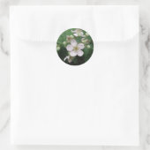 BlackBerry-Blume-Aufkleber Runder Aufkleber (Tasche)