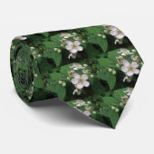 BlackBerry Blume Blumenzucht Krawatte (Gerollt)