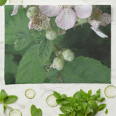 BlackBerry Blume Küchentuch (Gefaltet)