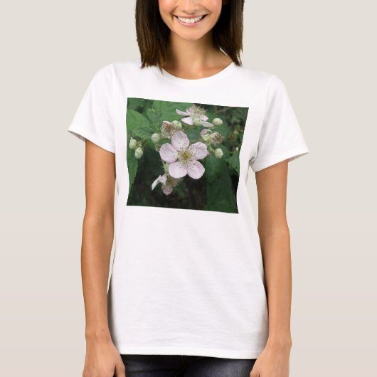 BlackBerry Blume Ladys T Shirt (Vorderseite)
