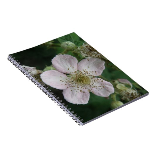 BlackBerry-Blume-Macro-Notebook Notizblock (Rechte Seite)