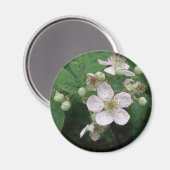 BlackBerry Blume Magnet (Vorderseite/Rückseite)
