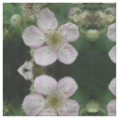 BlackBerry Blume Makro Gemustertes Gewebe Stoff (Nahaufnahme)