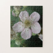 BlackBerry Blume Makro Puzzle (Vertikal)