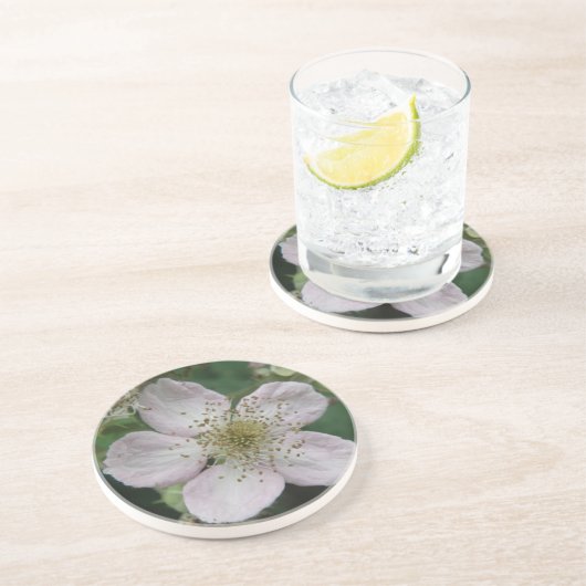 BlackBerry Blume Makro-Untersetzer Untersetzer (Seite)