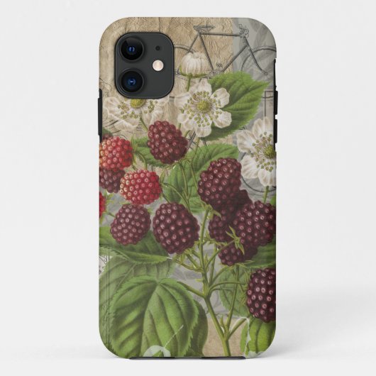 BlackBerry Blumengarten Blume Schmetterling Kunst Case-Mate iPhone Hülle (Rückseite)