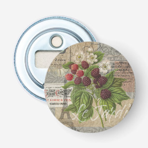 BlackBerry Blumengarten Blume Schmetterling Kunst Flaschenöffner