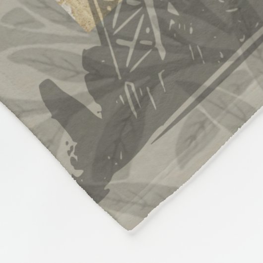 BlackBerry Blumengarten Blume Schmetterling Kunst Fleecedecke (Ecke)