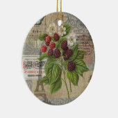 BlackBerry Blumengarten Blume Schmetterling Kunst Keramik Ornament (Rechts)