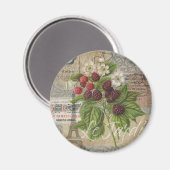 BlackBerry Blumengarten Blume Schmetterling Kunst Magnet (Vorderseite/Rückseite)