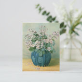 BlackBerry-Blüten Postkarte (Stehend Vorderseite)