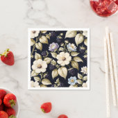 Blackberry & Blüten Serviette (Beispiel)