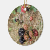 BlackBerry Bonanza Custom Geburtstag Keramik Ornament (Links)