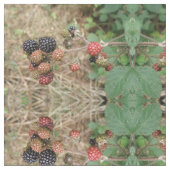 BlackBerry Bonanza Gemustert Fabric Stoff (Nahaufnahme)