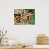 BlackBerry Bonanza Print Poster (Küche)