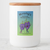 BlackBerry Boysenberry Pals Cartoon Pie and more Lebensmitteletikett (Vorderseite)