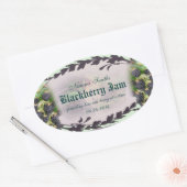 BlackBerry canning-Etikett 3a Ovaler Aufkleber (Umschlag)