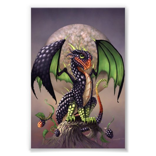 BlackBerry Dragon 4x6 Print Fotodruck (Vorne)