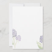 BlackBerry Duo | Einladung zur Wasserfarbenhochzei (Rückseite)