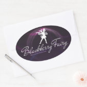 BlackBerry Fairy Oval Logo-Aufkleber Ovaler Aufkleber (Umschlag)