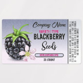 BlackBerry Famer Seed Label Etiketten (Design 2)