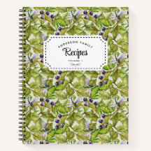 BlackBerry Family Rezept SpiralNotebook